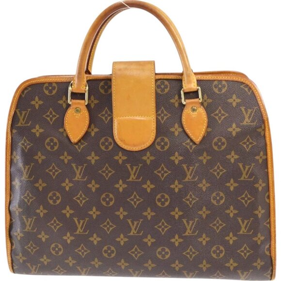 483365BE (X5) Louis Vuitton Hand Bag Brown Monogram - Picture 2 of 12